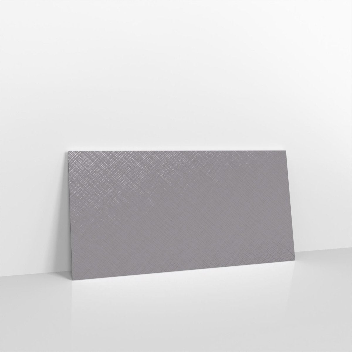 Mid Grey Textured Envelopes - Peel & Seal DL - 110 x 220mm