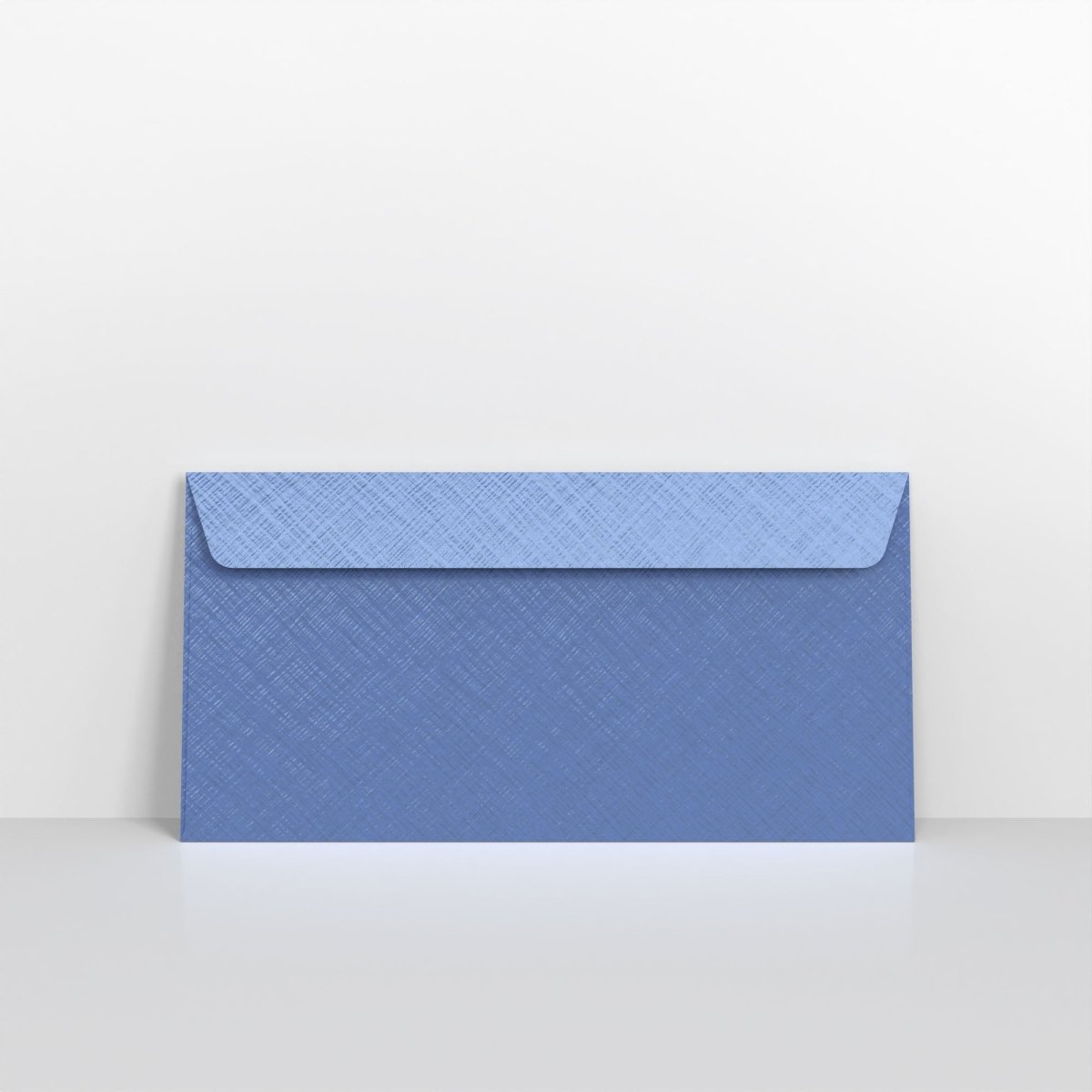 Royal Blue Textured Envelopes - Peel & Seal DL - 110 x 220mm