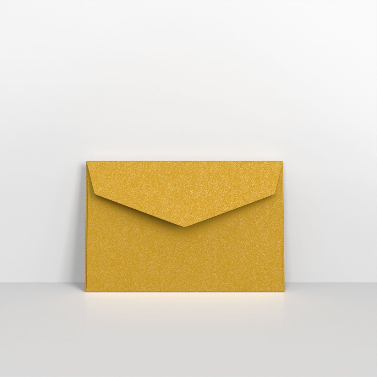 Gold Coloured Peel and Seal V Flap Envelopes - 62 x 94mm