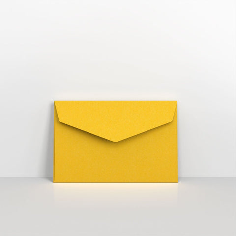 CEVC5DY - Dark Yellow Coloured Peel and Seal V Flap Envelopes - Coloured Peel and Seal Envelope