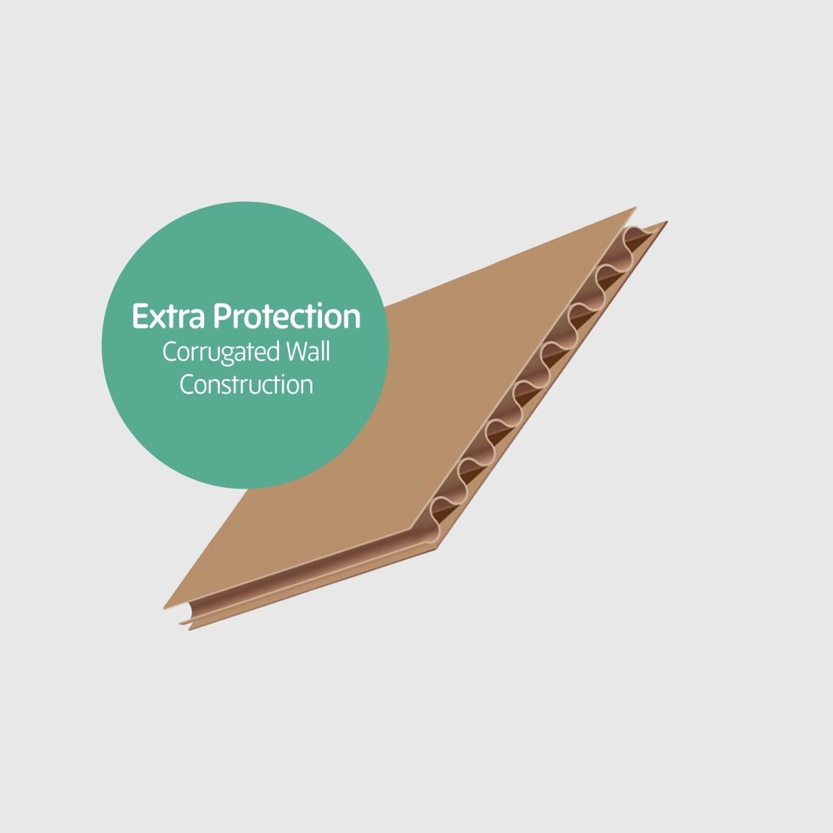 Manila Rigid Corrugated Board Mailers - No 321 x 467mm