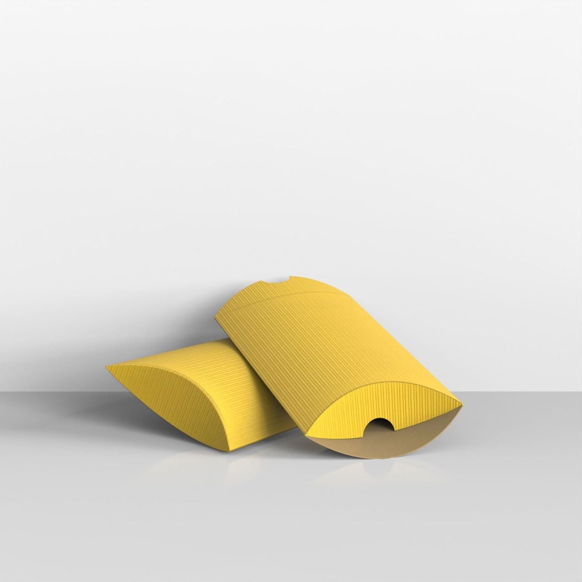 Gold Corrugated Pillow Boxes - C6 - 114 x 162mm