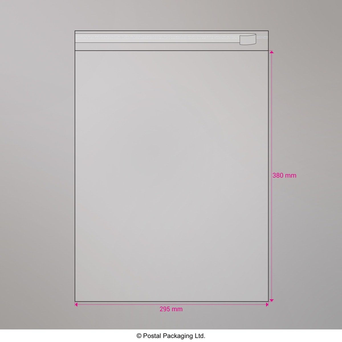 Cello Peel and Seal Bags - Peel and Seal 380 x 295mm