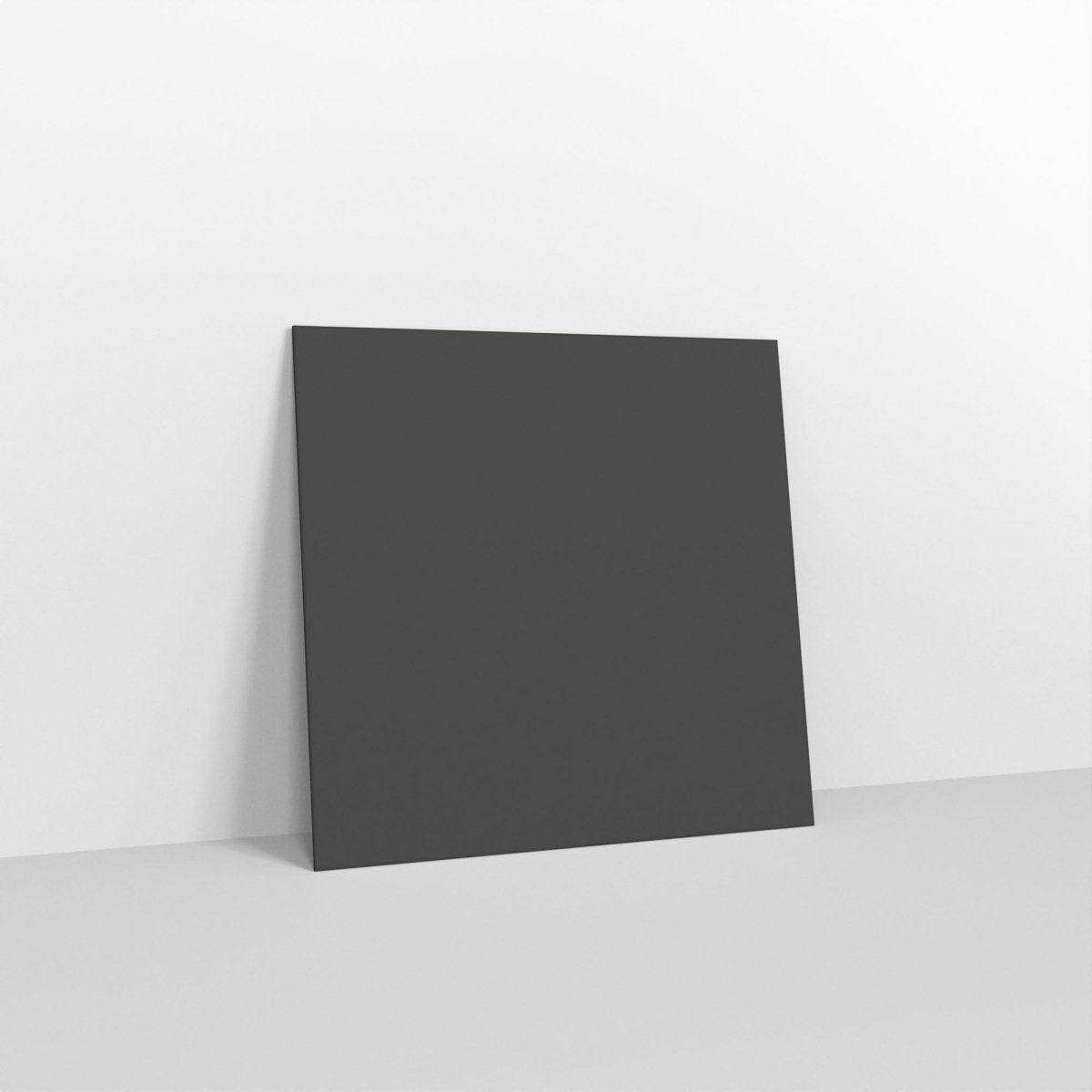 Black Coloured Gummed Greeting Card V Flap Envelopes - 133 x 184mm