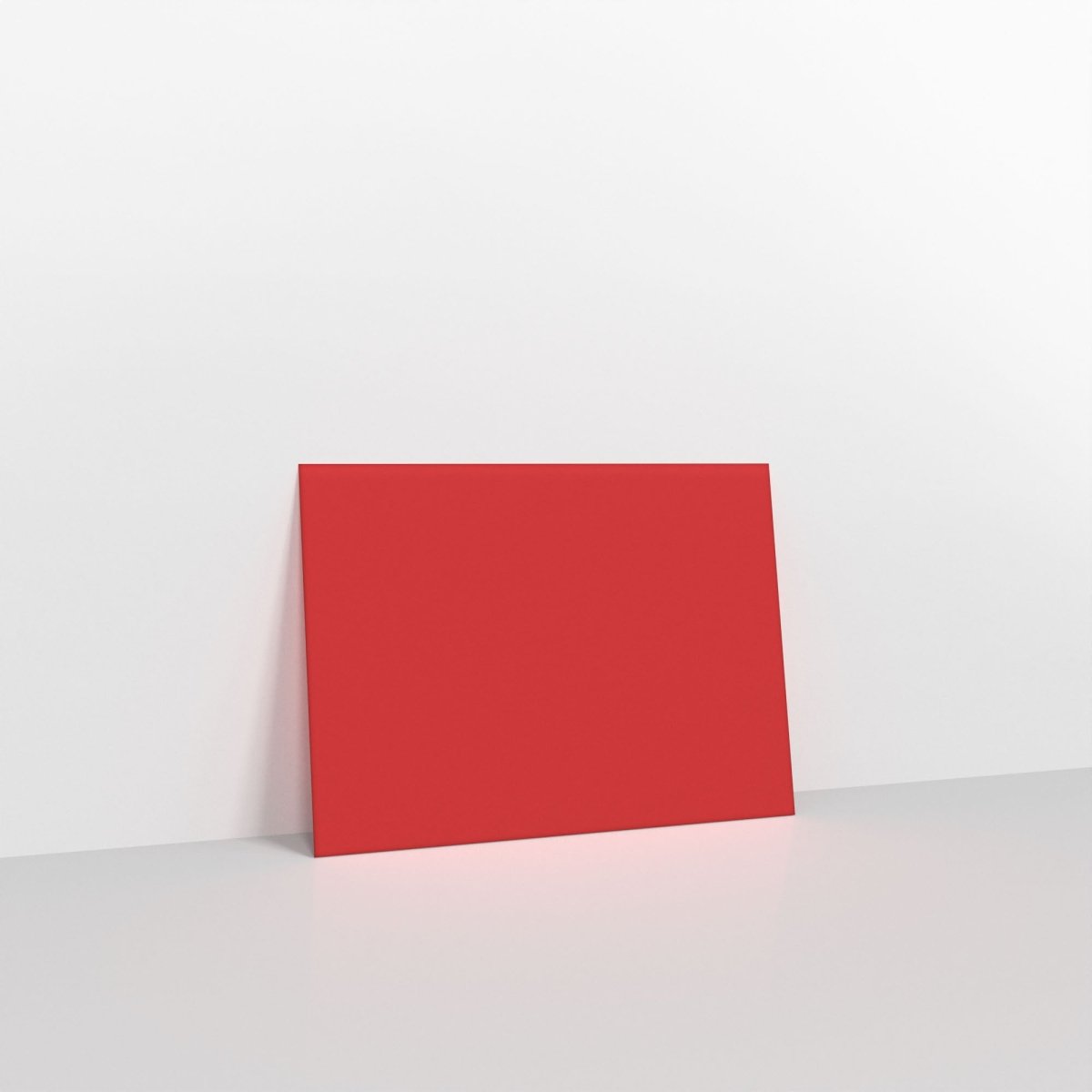 Cherry Coloured Gummed Greeting Card V Flap Envelopes - 133 x 184mm