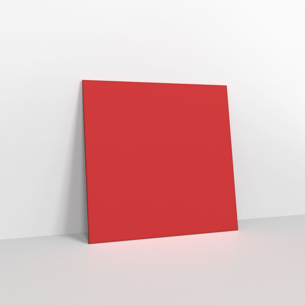 Cherry Coloured Gummed Greeting Card V Flap Envelopes - Square - 155 x 155mm