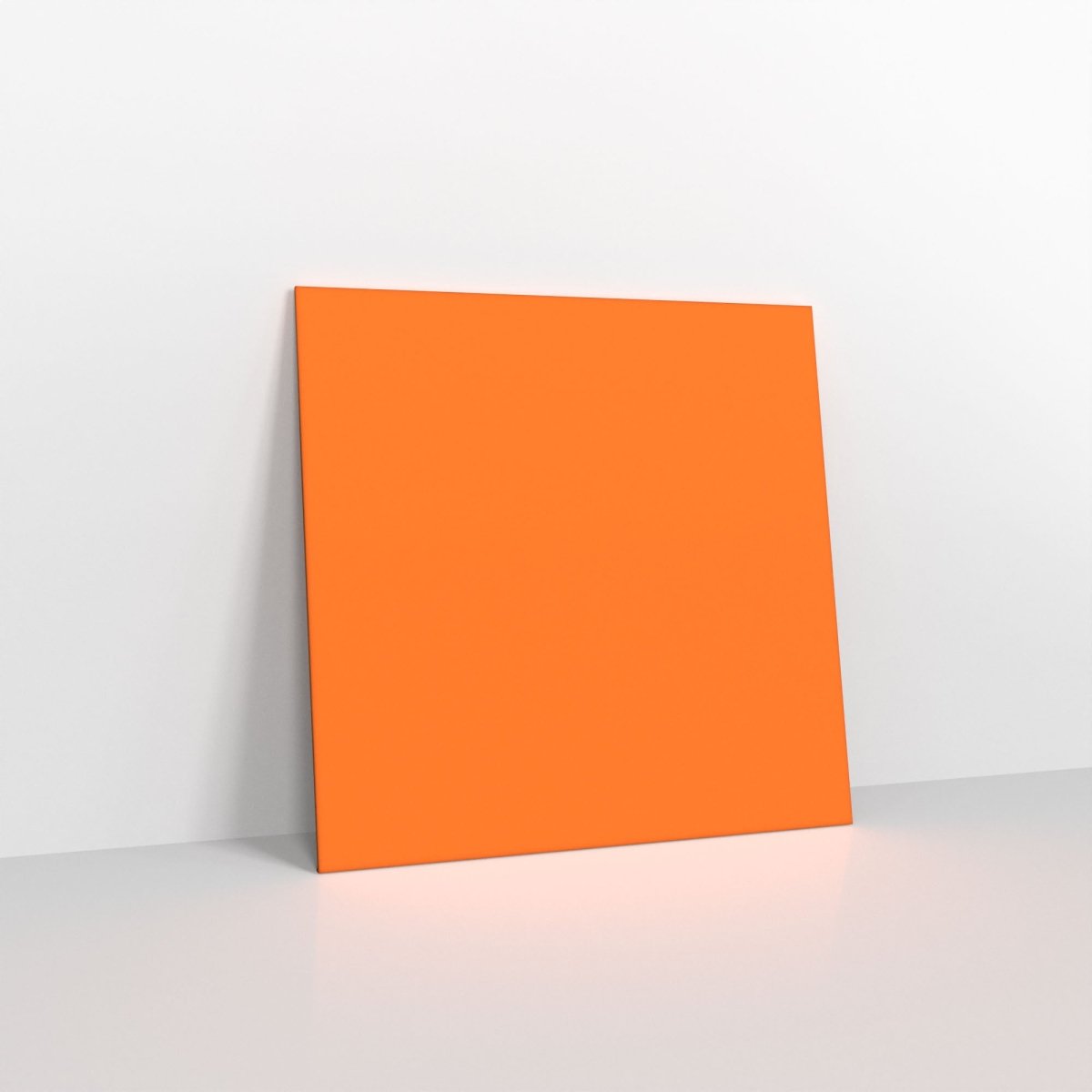 Orange 100gsm Coloured Gummed V Flap Envelopes - Square - 155 x 155mm