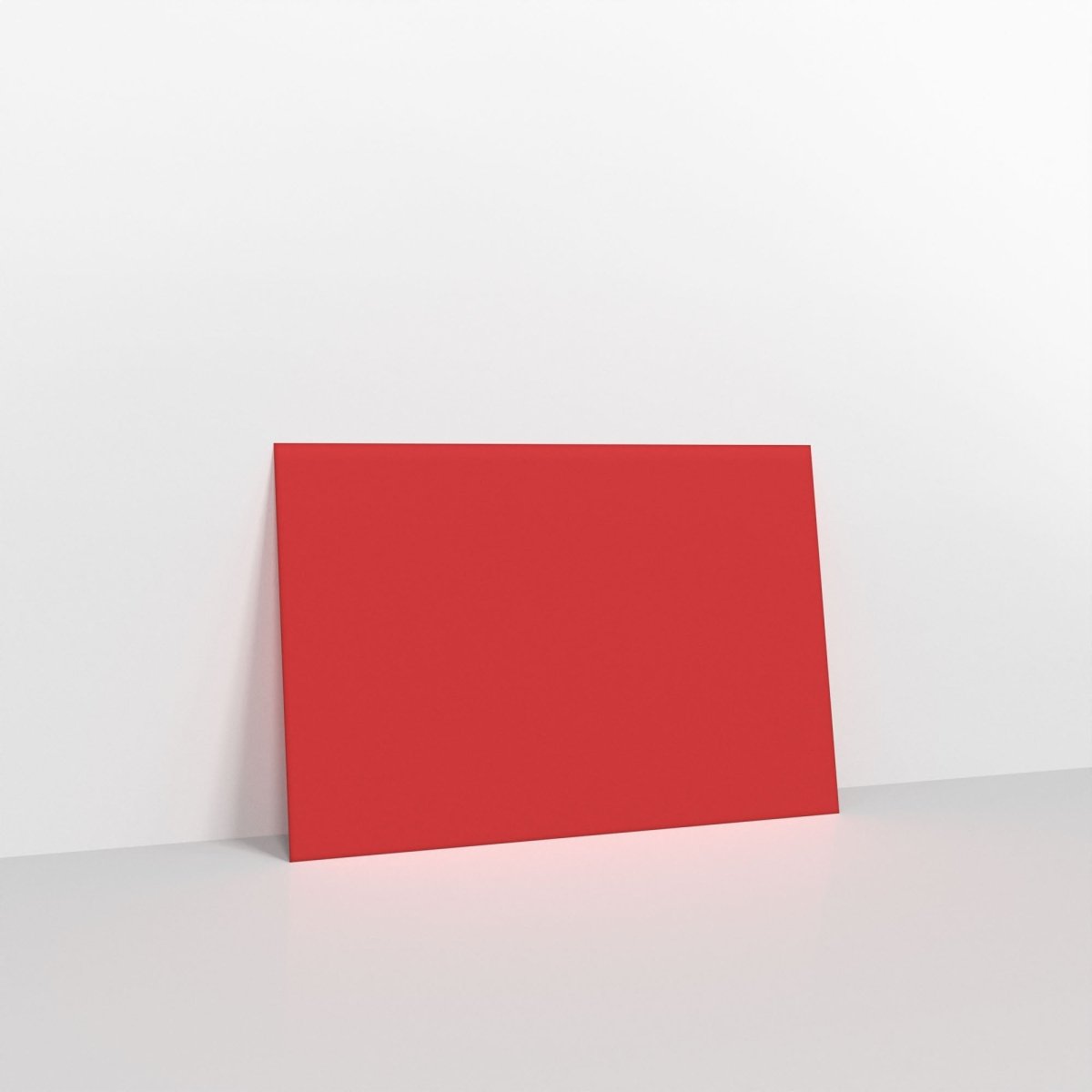 Cherry Coloured Gummed Greeting Card V Flap Envelopes - 62 x 94mm