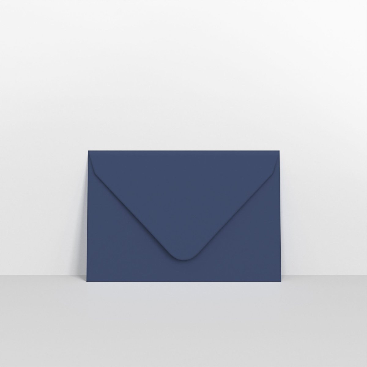 Navy Blue Coloured Gummed V Flap Envelopes - 62 x 94mm
