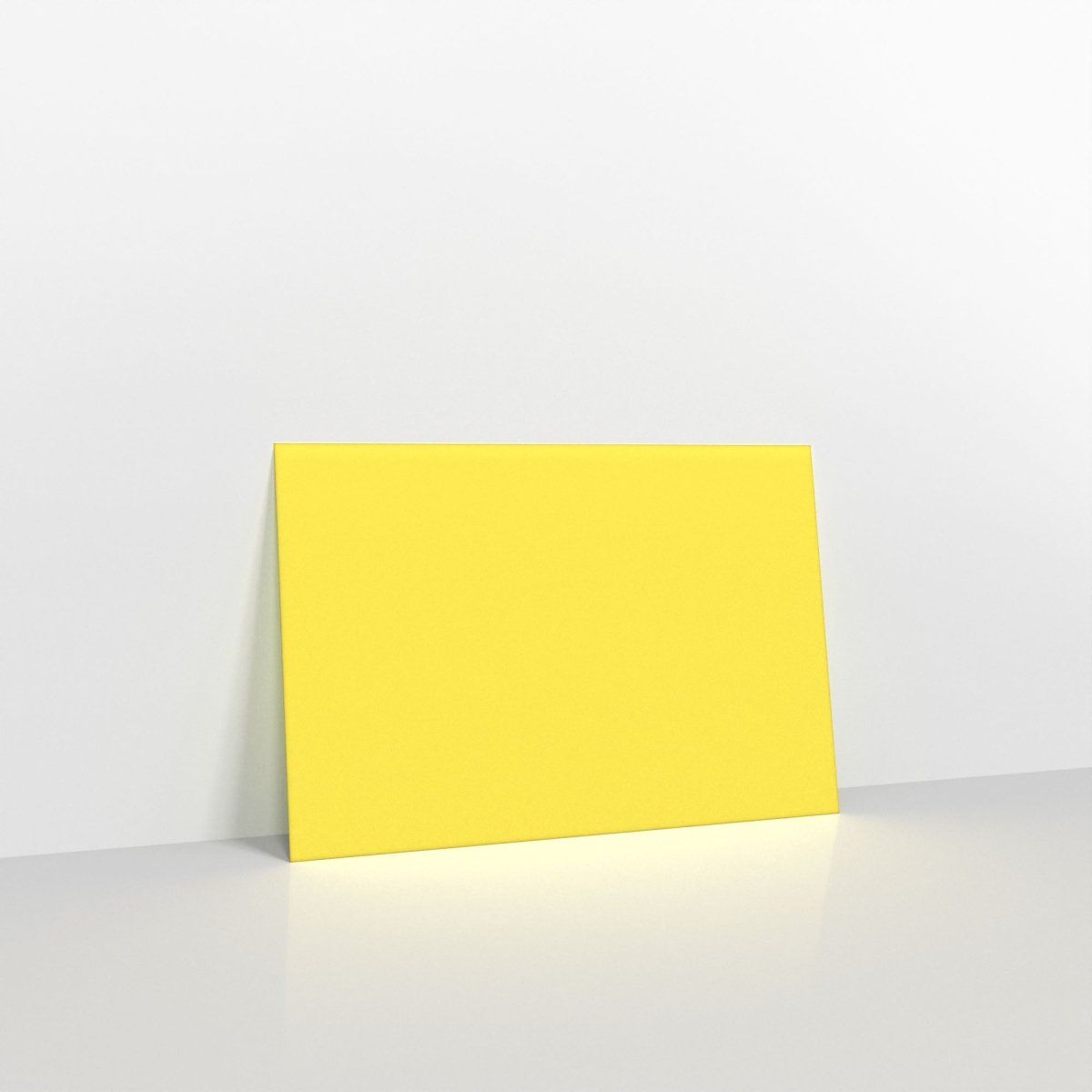 Sunflower Yellow Coloured Gummed V Flap Envelopes - 62 x 94mm