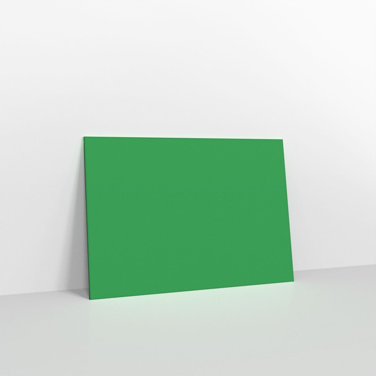 Holly Green Coloured Gummed Greeting Card V Flap Envelopes - C5 - 162 x 229mm