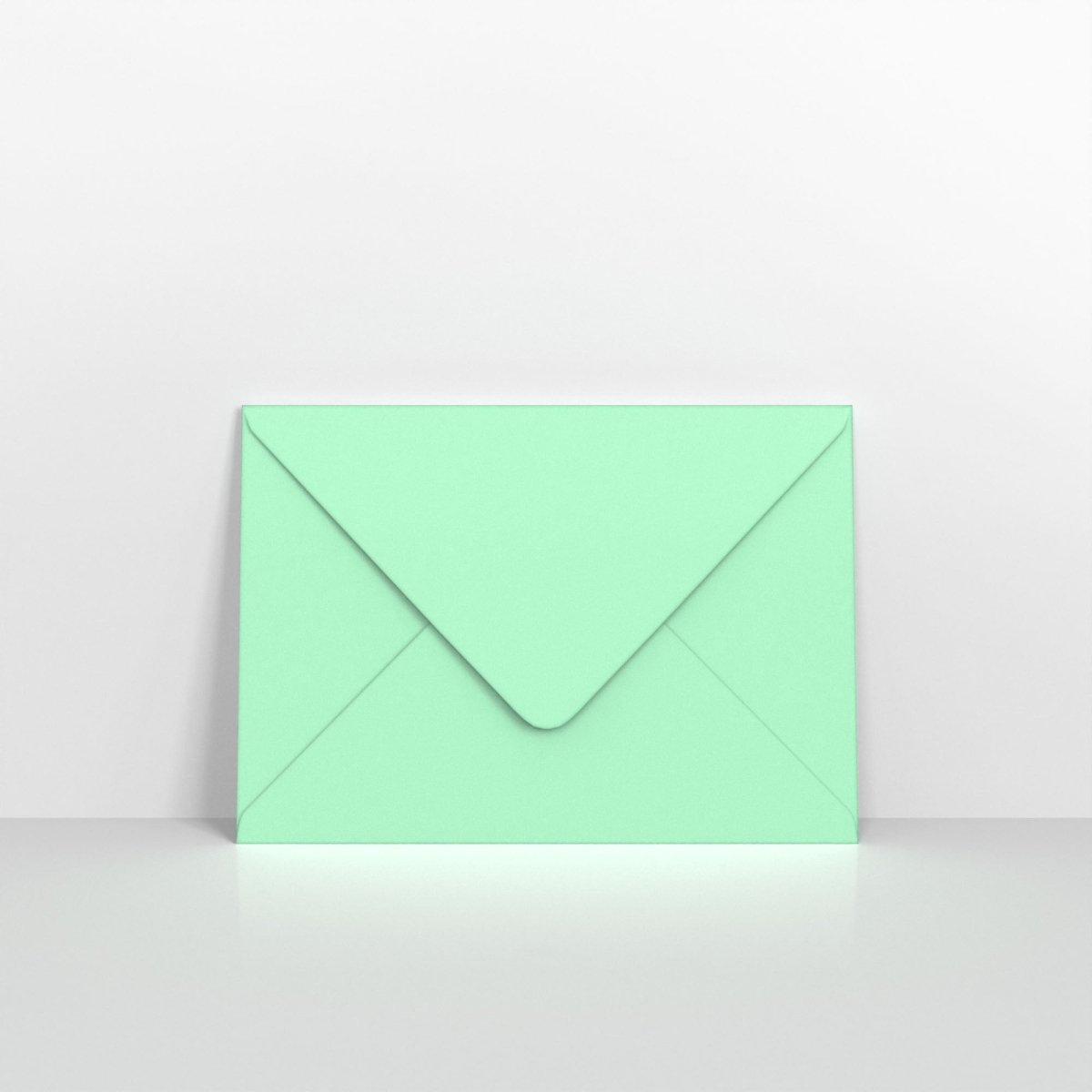 Mint Green Coloured Gummed Greeting Card V Flap Envelopes - C5 - 162 x 229mm
