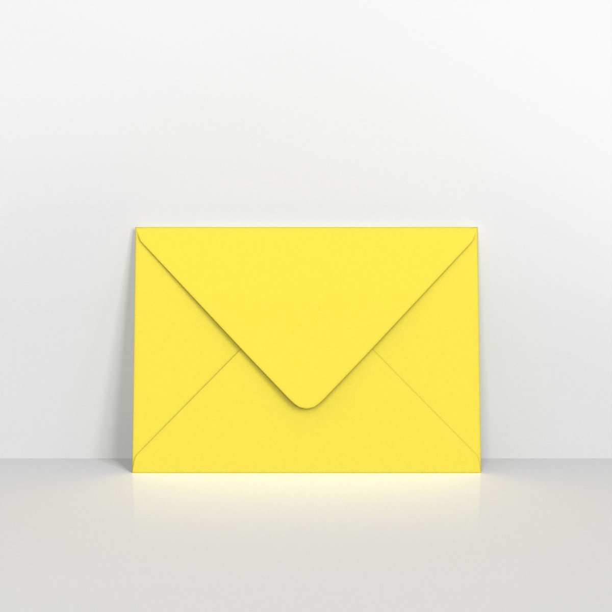 Sunflower Yellow Coloured Gummed V Flap Envelopes - C5 - 162 x 229mm