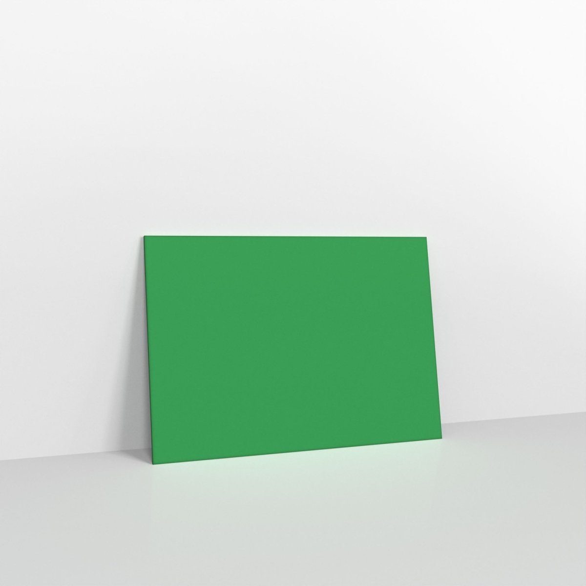 Holly Green Coloured Gummed Greeting Card V Flap Envelopes - C6 - 114 x 162mm
