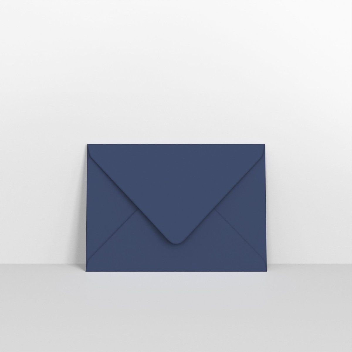 Navy Blue Coloured Gummed V Flap Envelopes - C6 - 114 x 162mm