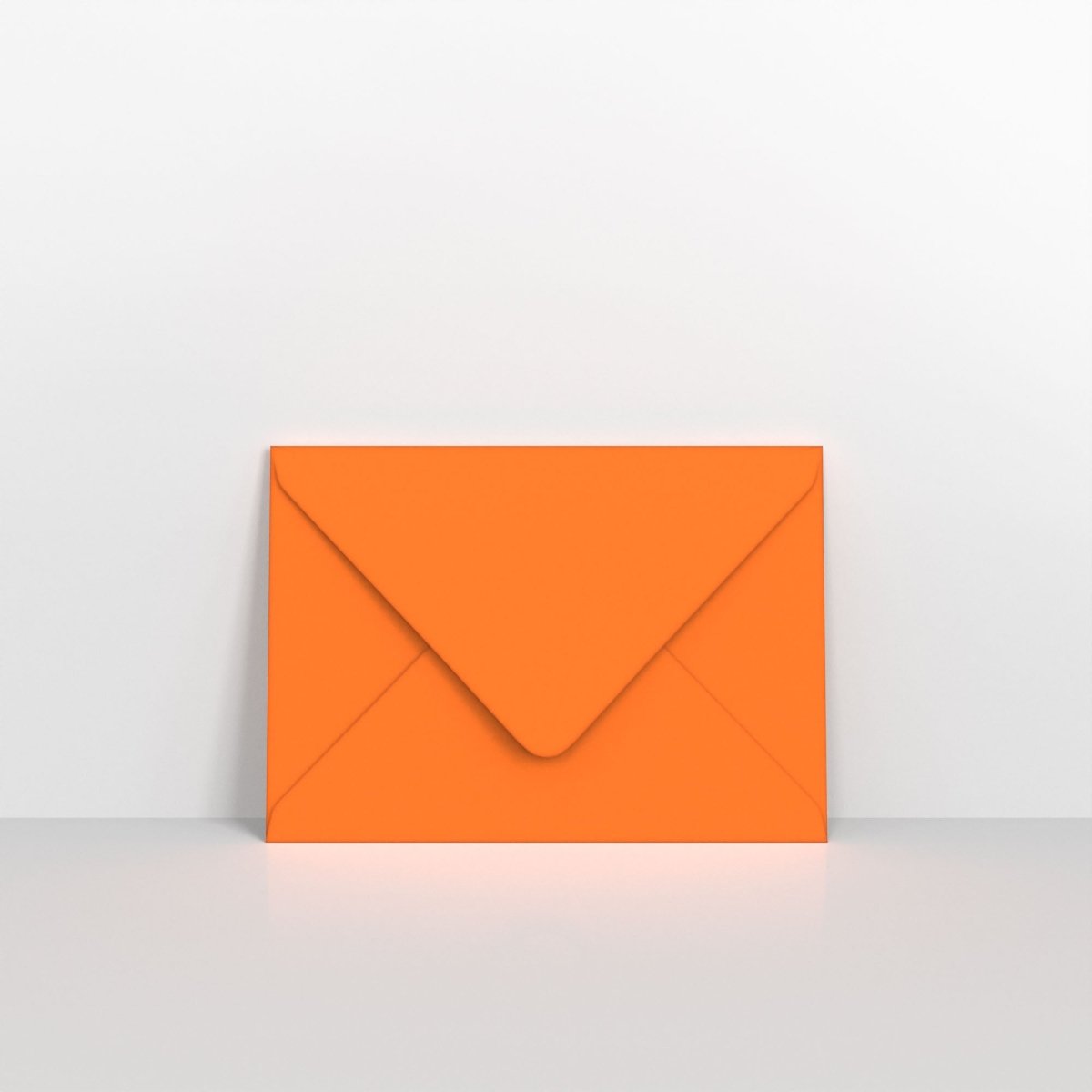 Orange 100gsm Coloured Gummed V Flap Envelopes - C6 - 114 x 162mm
