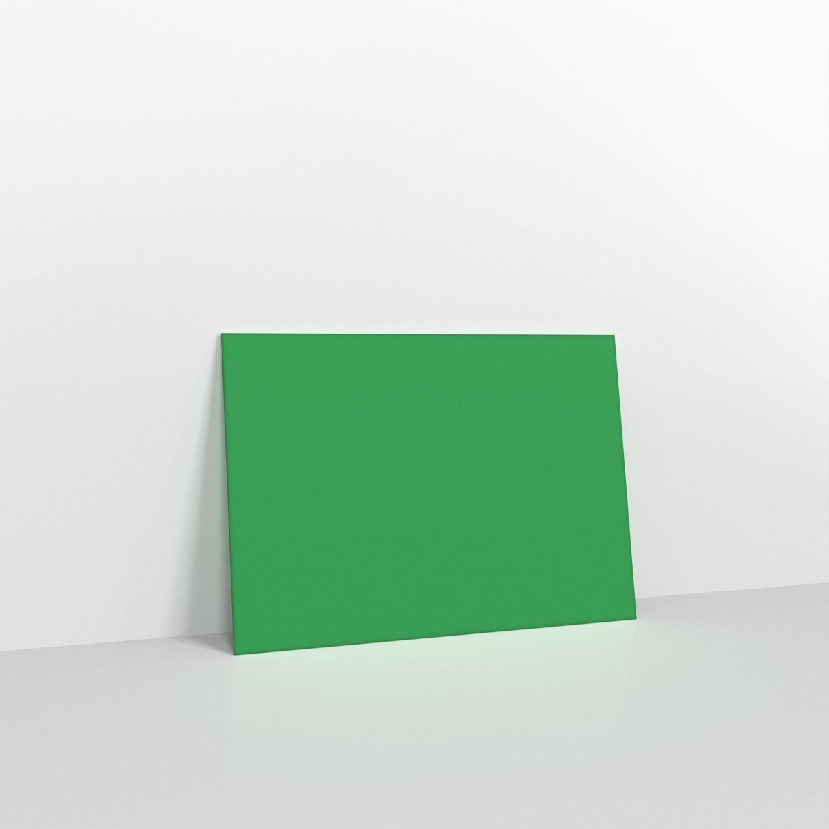 Holly Green Coloured Gummed Greeting Card V Flap Envelopes - C7 - 82 x 113mm