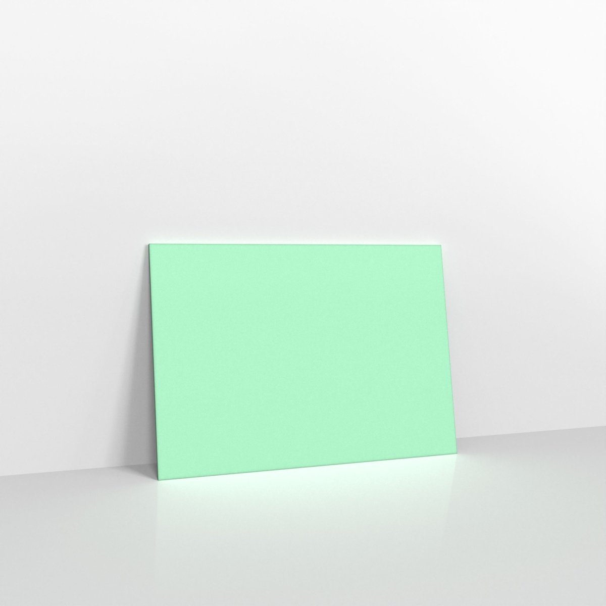 Mint Green Coloured Gummed Greeting Card V Flap Envelopes - C7 - 82 x 113mm