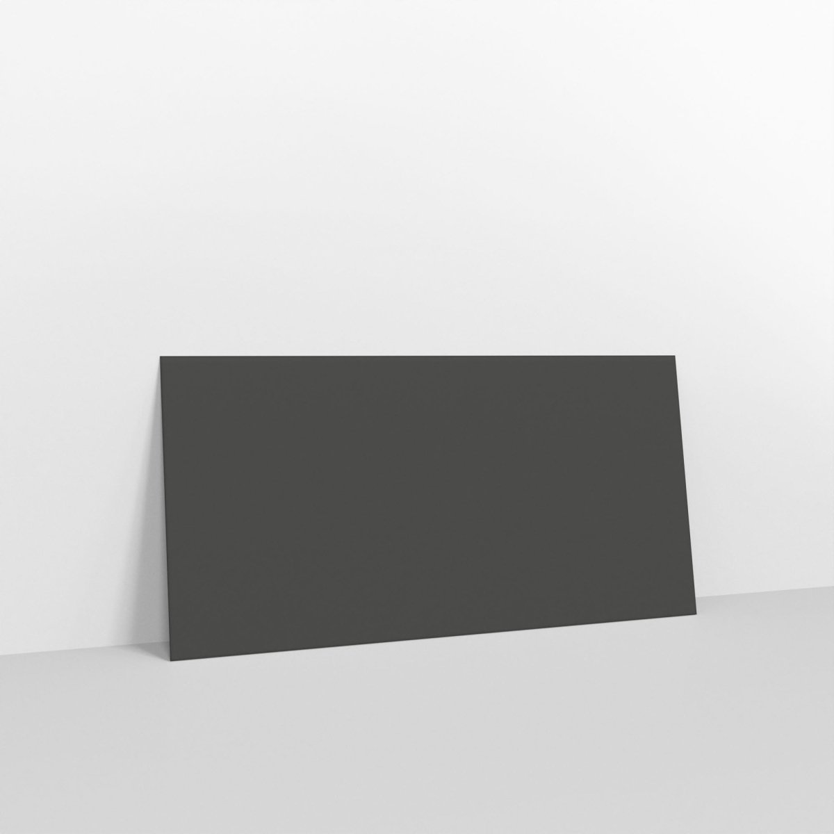 Black Coloured Gummed Greeting Card V Flap Envelopes - DL - 110 x 220mm