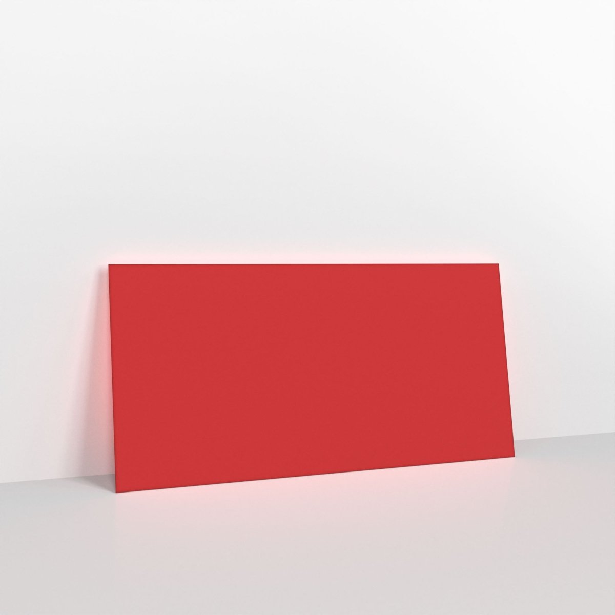 Cherry Coloured Gummed Greeting Card V Flap Envelopes - DL - 110 x 220mm
