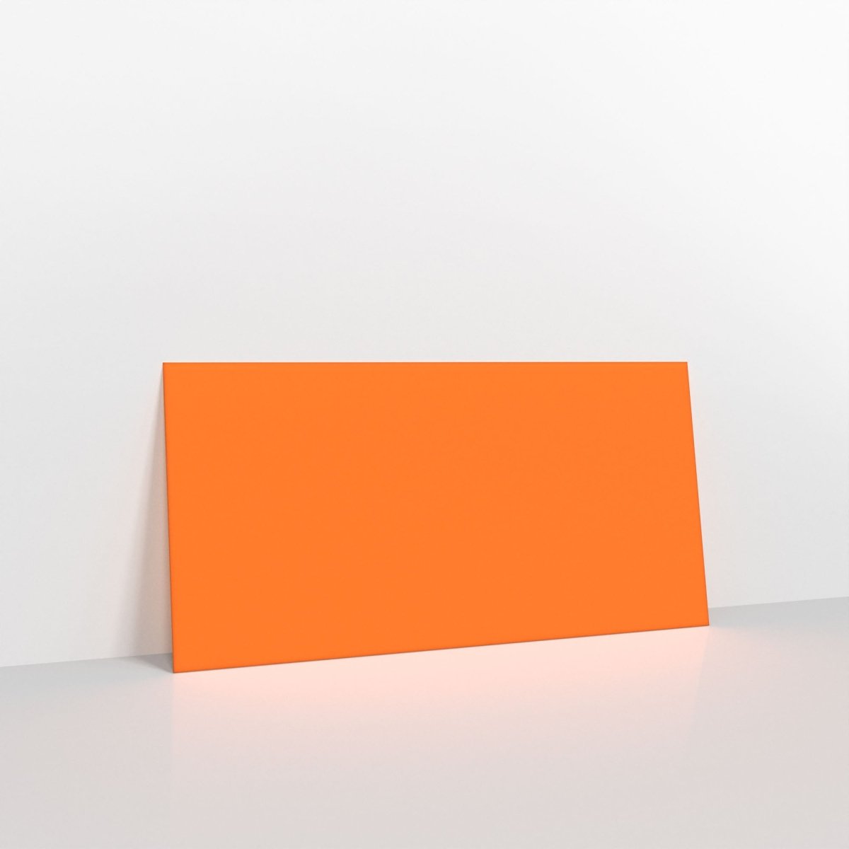 Orange 100gsm Coloured Gummed V Flap Envelopes - DL - 110 x 220mm