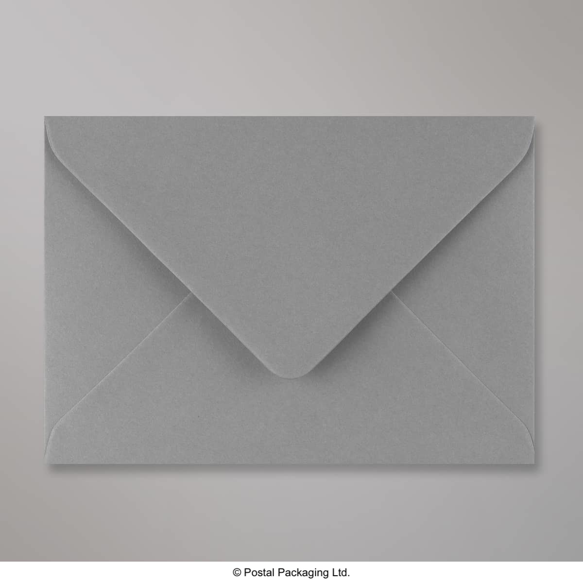Dark Grey Coloured Gummed V Flap Envelopes - 125 x 175mm