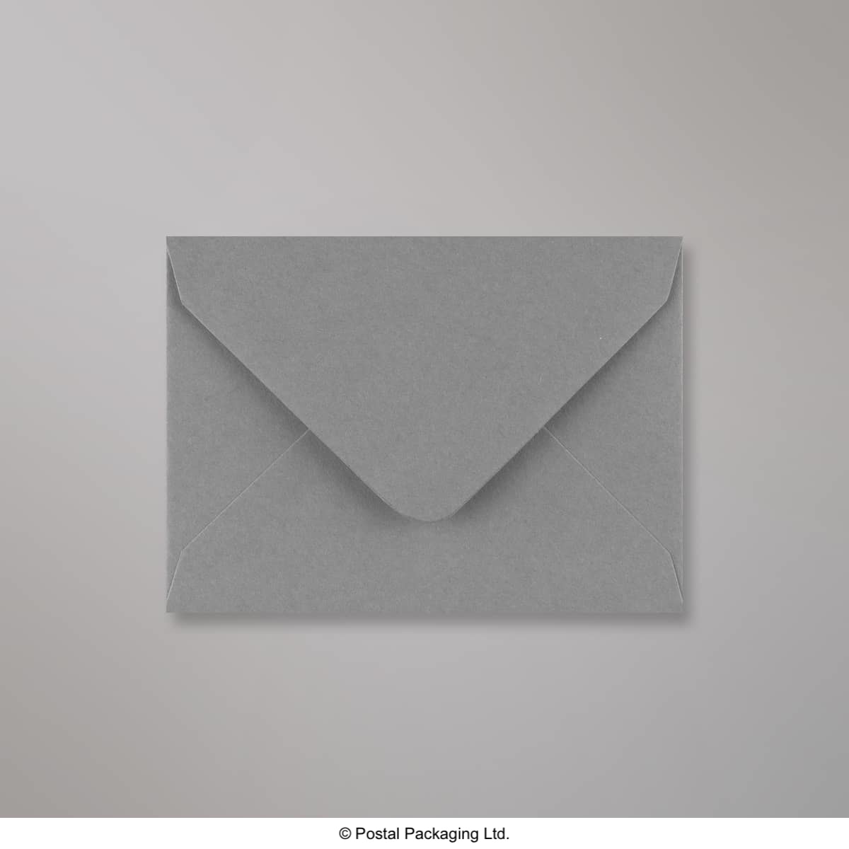 Dark Grey Coloured Gummed V Flap Envelopes - C7 - 82 x 113mm