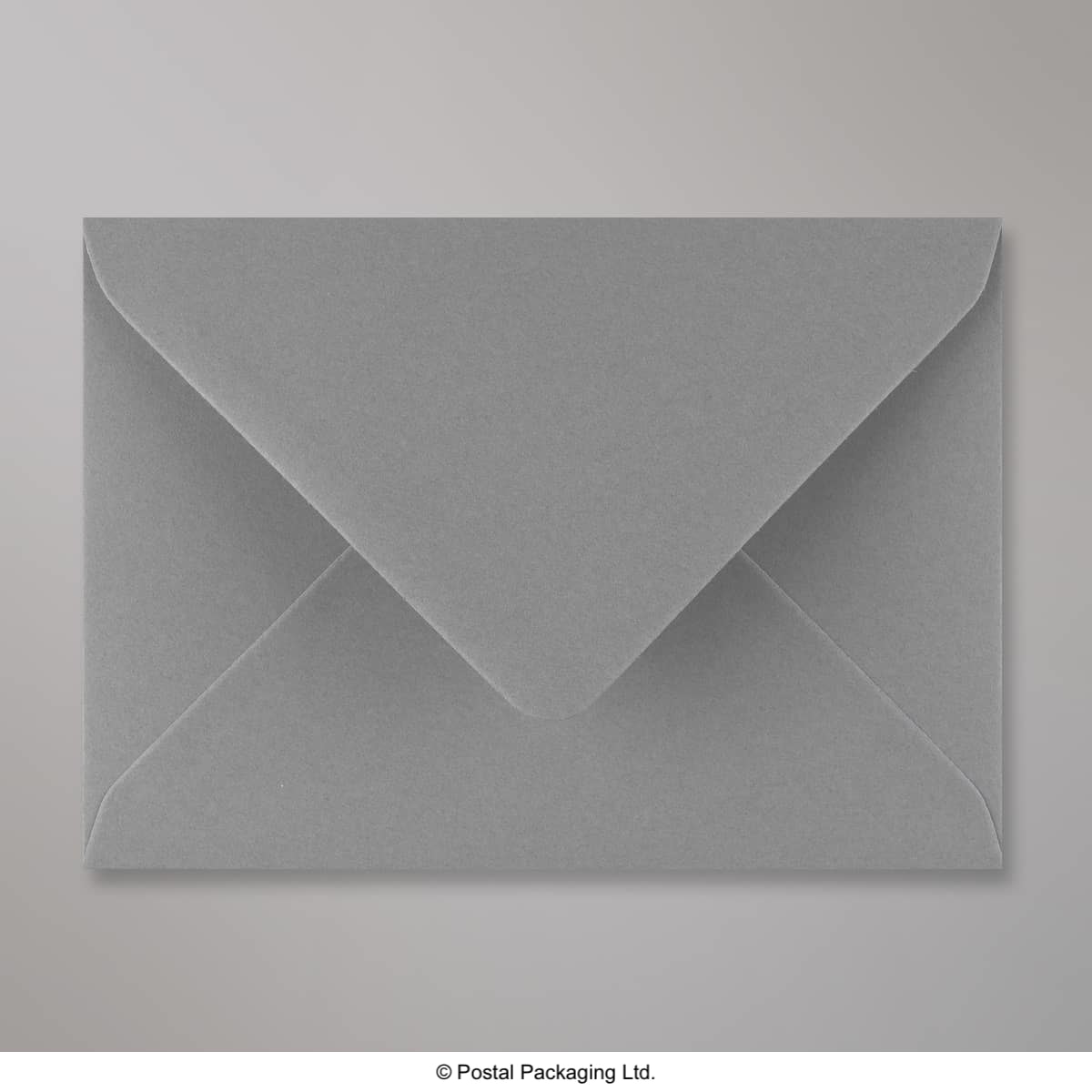Dark Grey Coloured Gummed V Flap Envelopes - C6 - 114 x 162mm