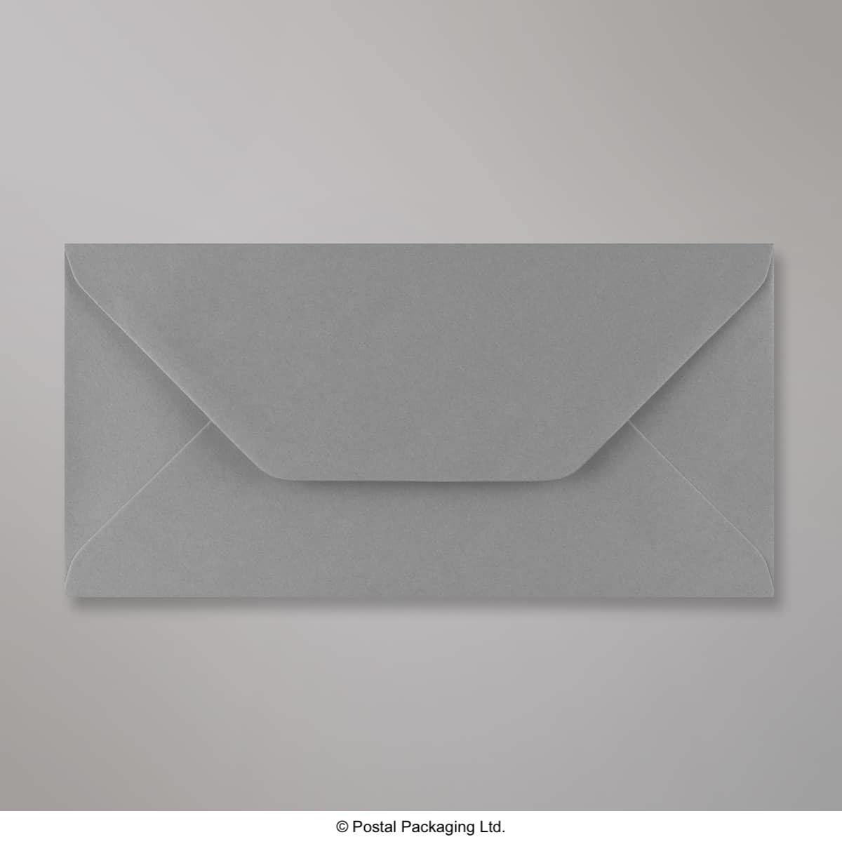 Dark Grey Coloured Gummed V Flap Envelopes - DL - 110 x 220mm