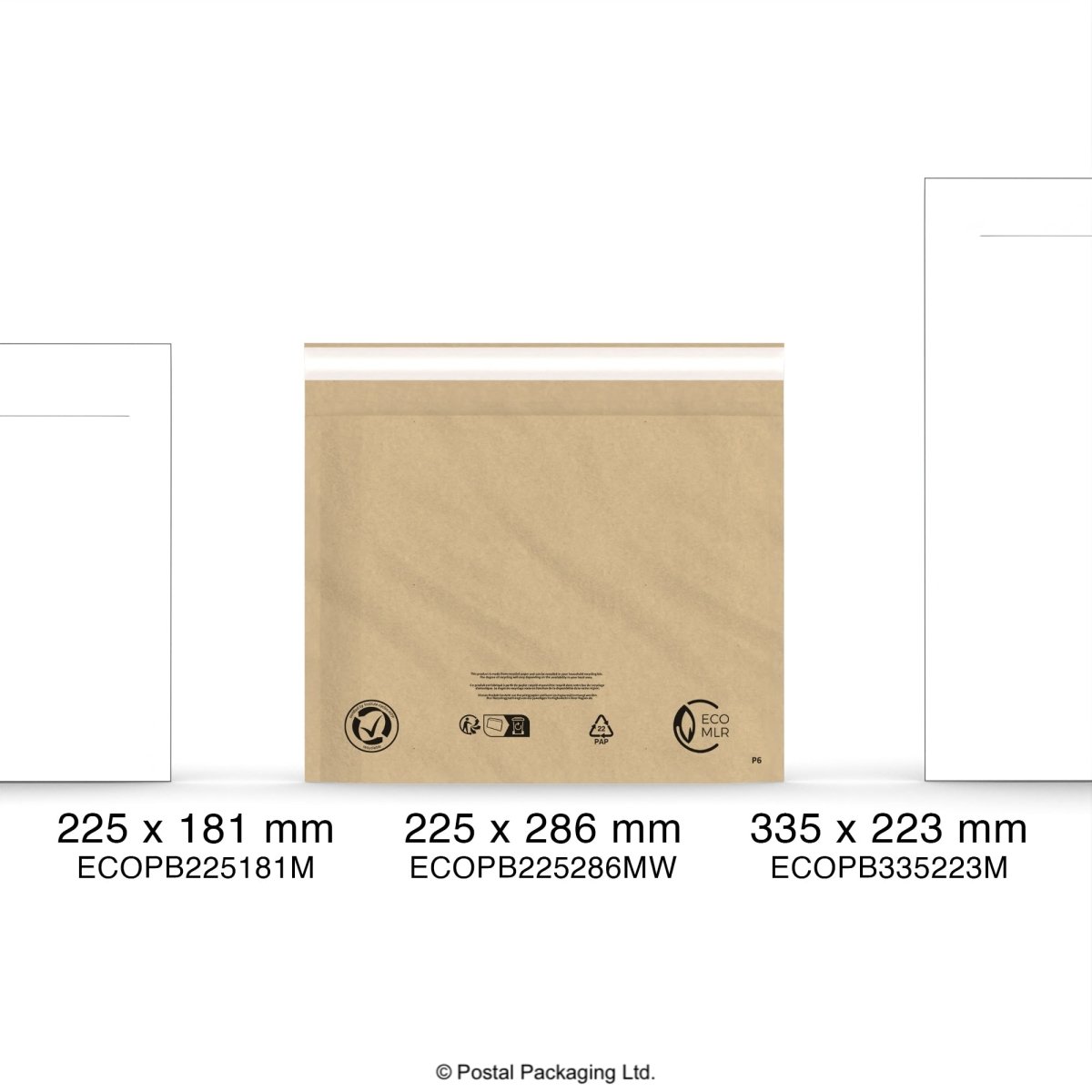 Manila Eco Padded Mailers - 225 x 286mm