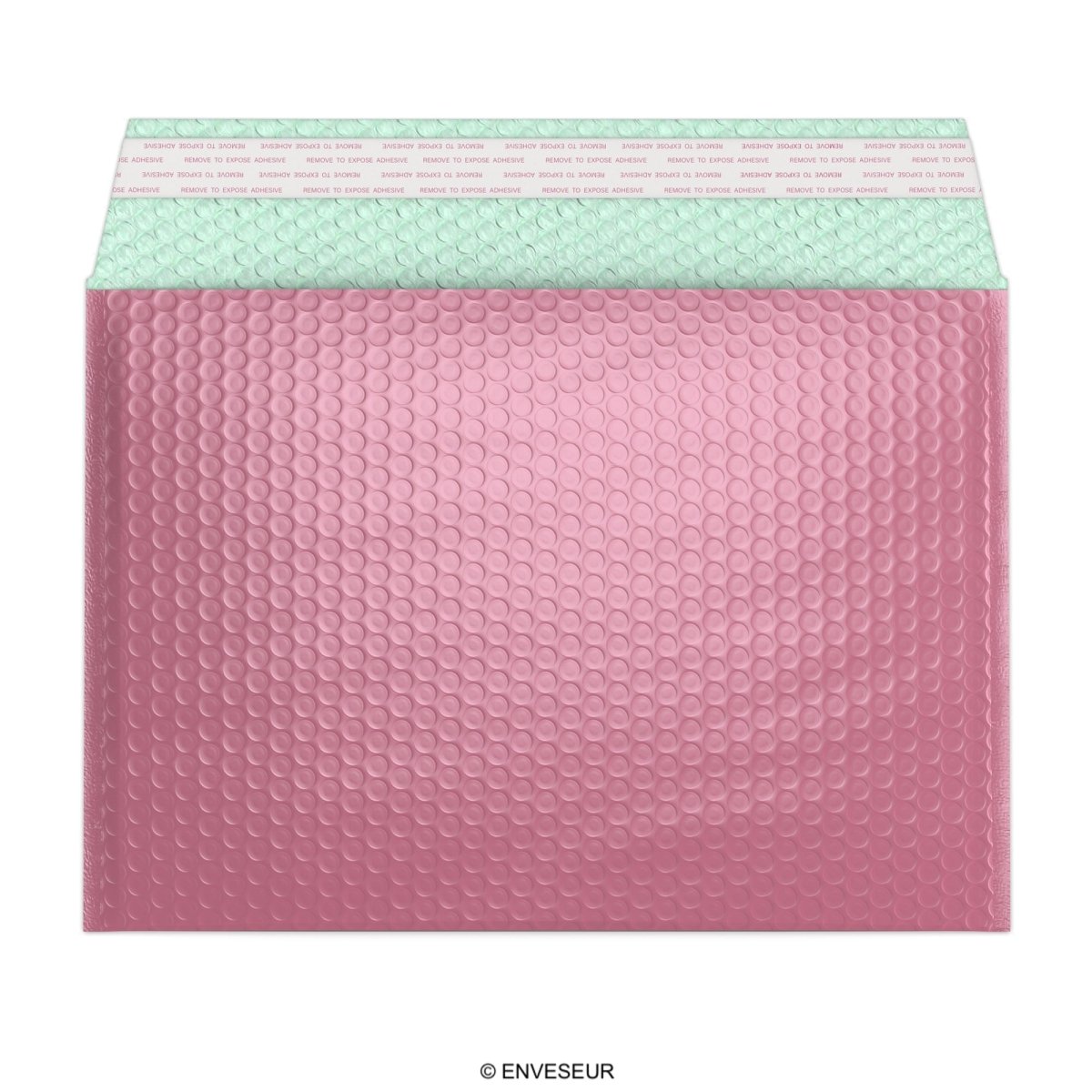 Gloss Metallic Bubble Bags - Rose gold 235 x 325mm