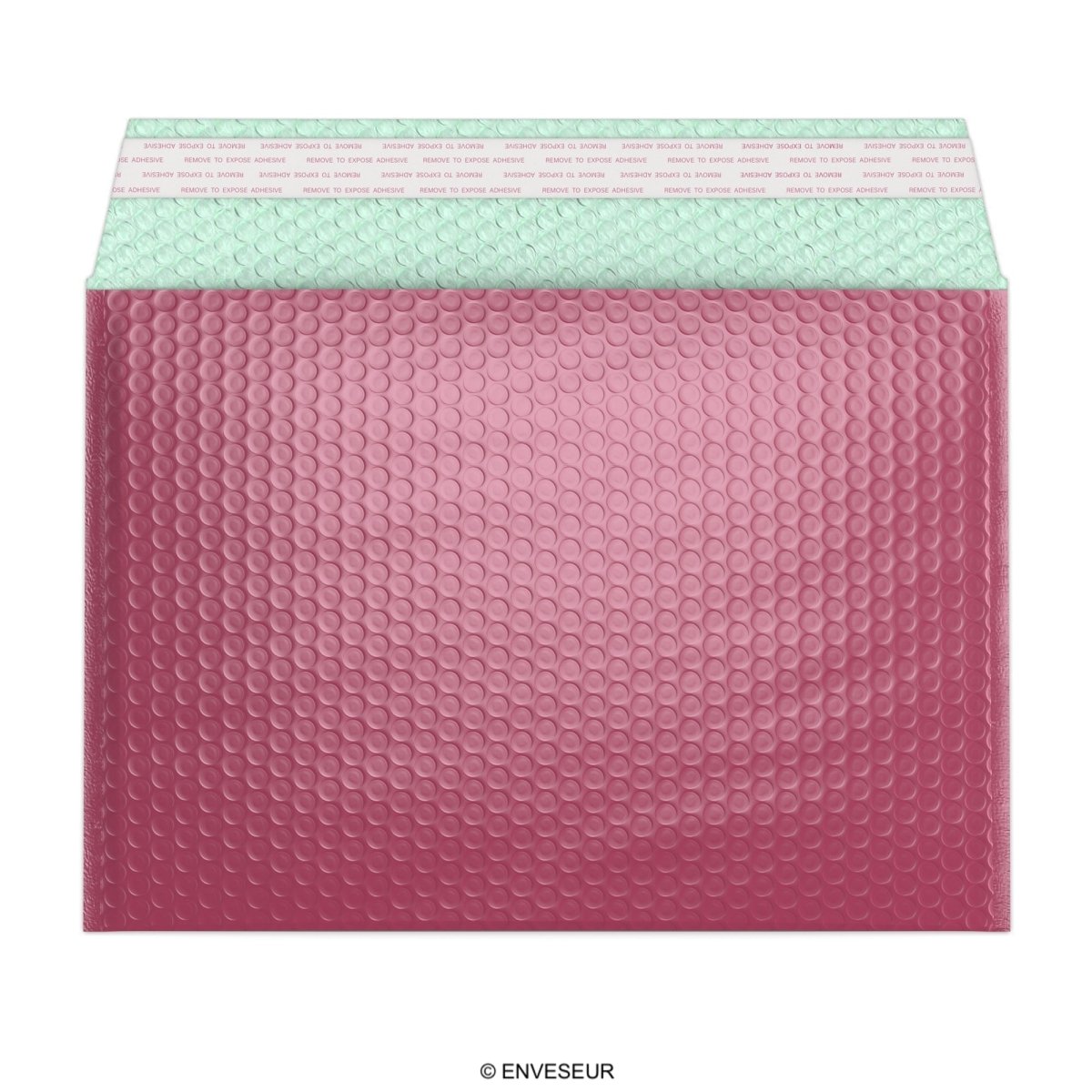 Gloss Metallic Bubble Bags - Magenta 235 x 325mm