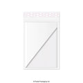 FL215150W - White Corrugated Paper Bubble Bag Mailers - Paper Finish Bubble Bag Mailers