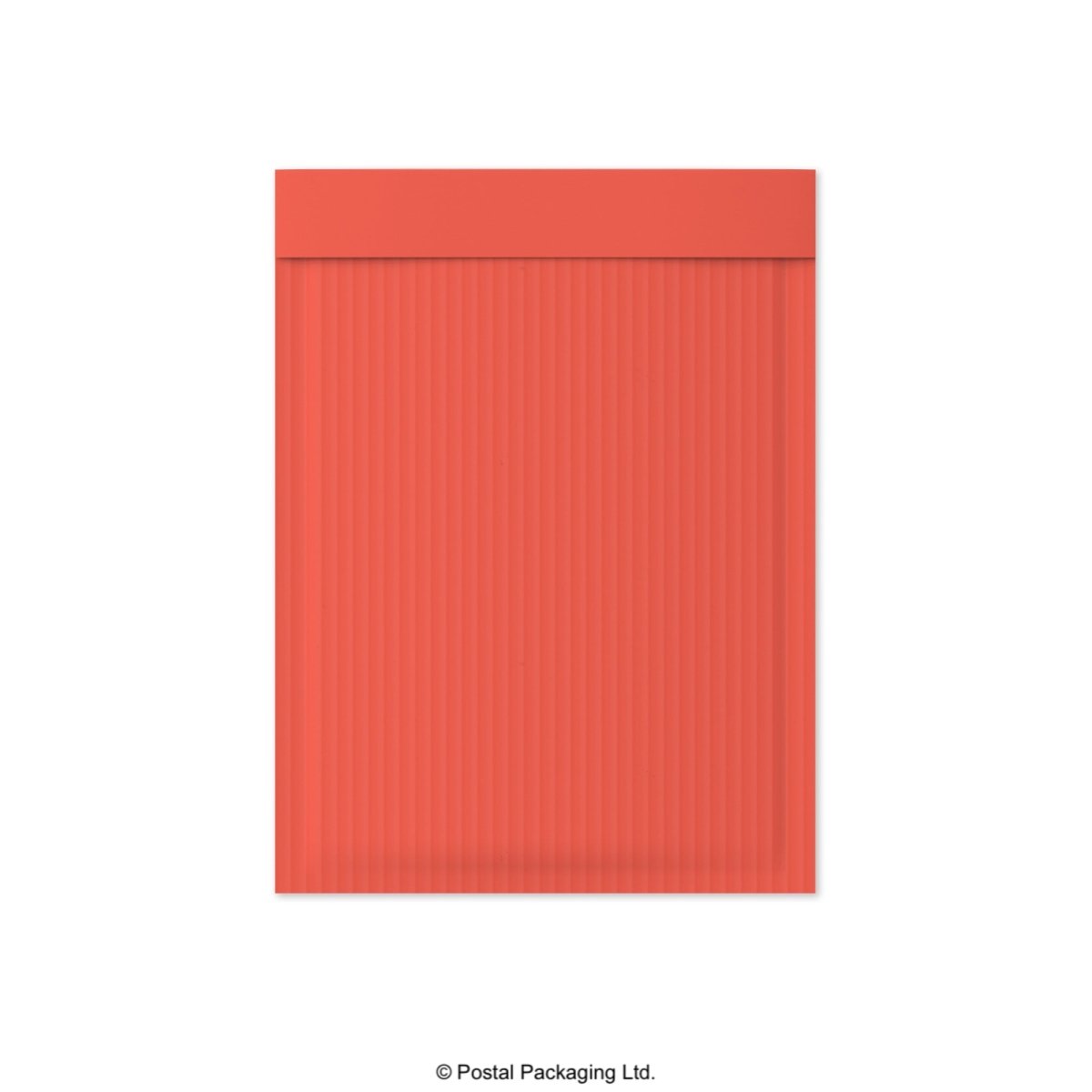 Red Corrugated Paper Bubble Bag Mailers - 265 x 180mm