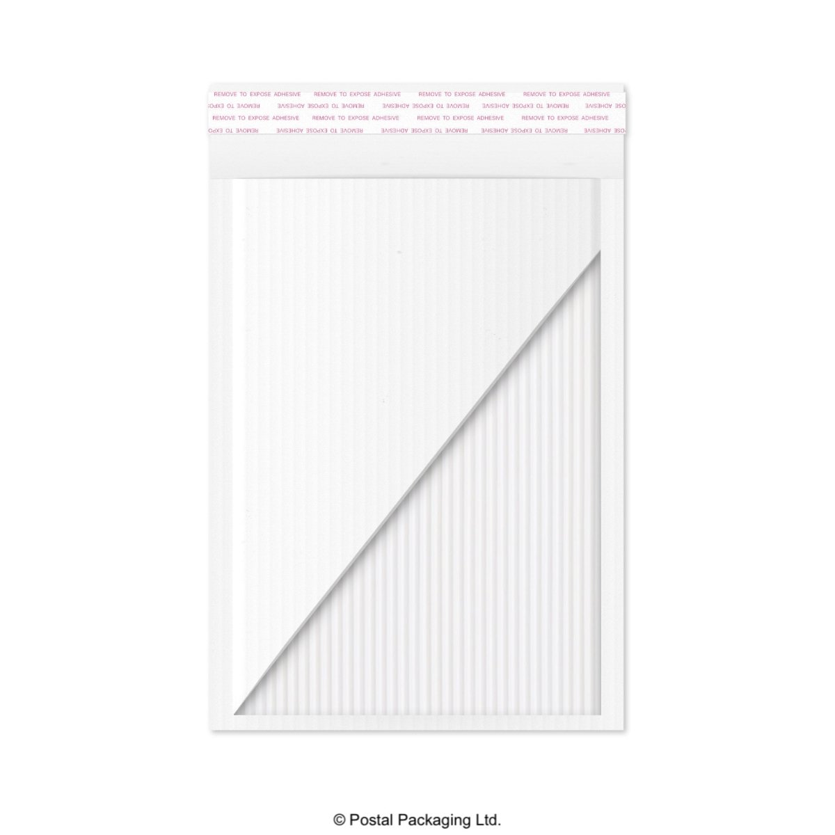 White Corrugated Paper Bubble Bag Mailers - 265 x 180mm