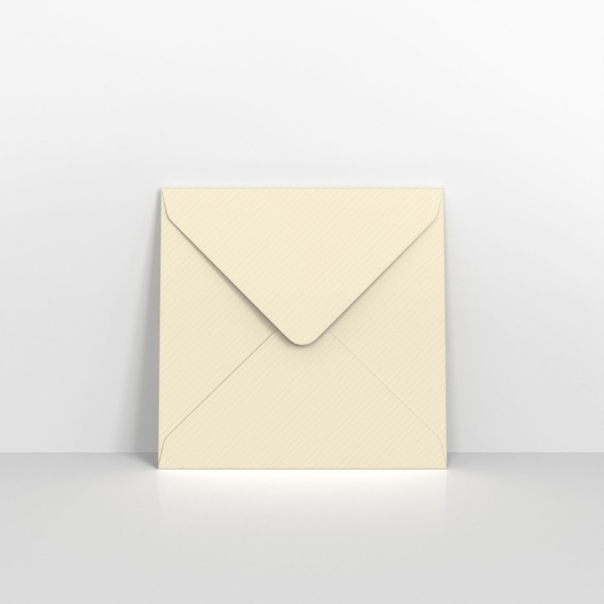 Ivory Coloured Gummed V Flap Envelopes - Square - 130 x 130mm