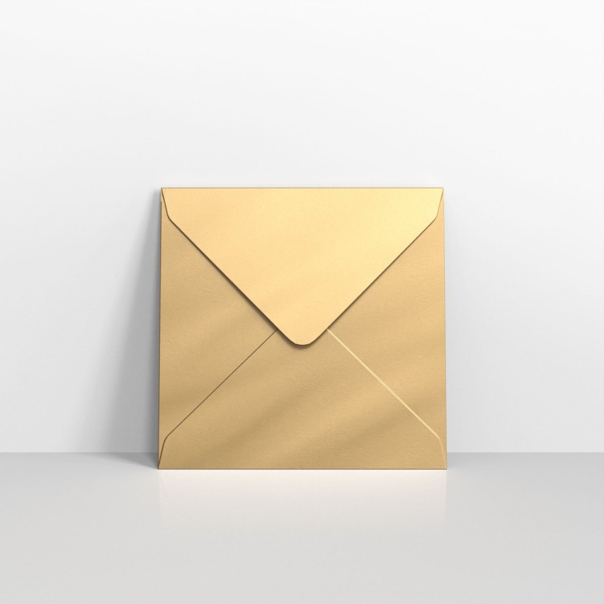 Gold Mirror Finish Envelopes - Square - 130 x 130mm