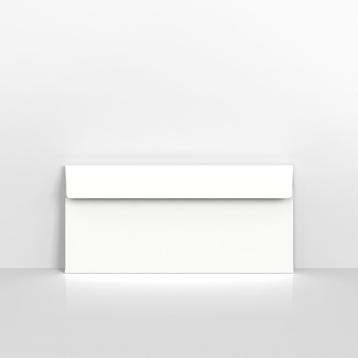White Premium Business Envelopes - With Window Right DL - 110 x 220mm