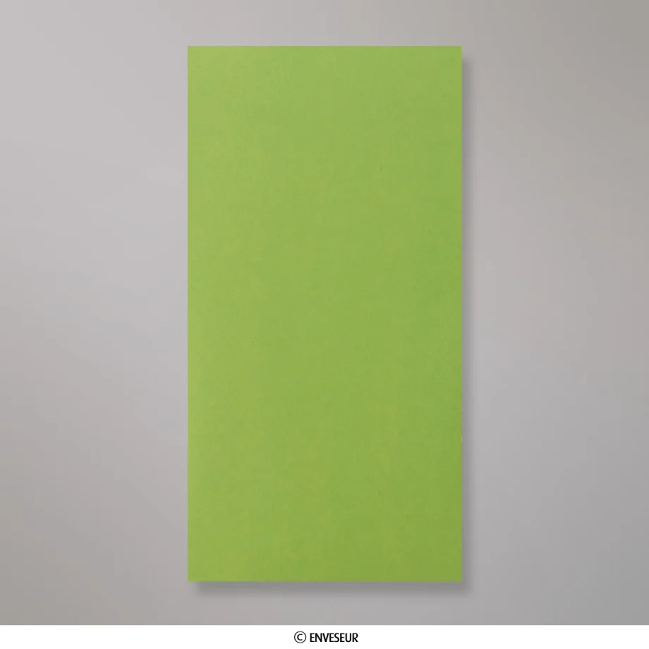 Green Coloured Peel and Seal Envelopes - Without Window DL - 220 x 110mm