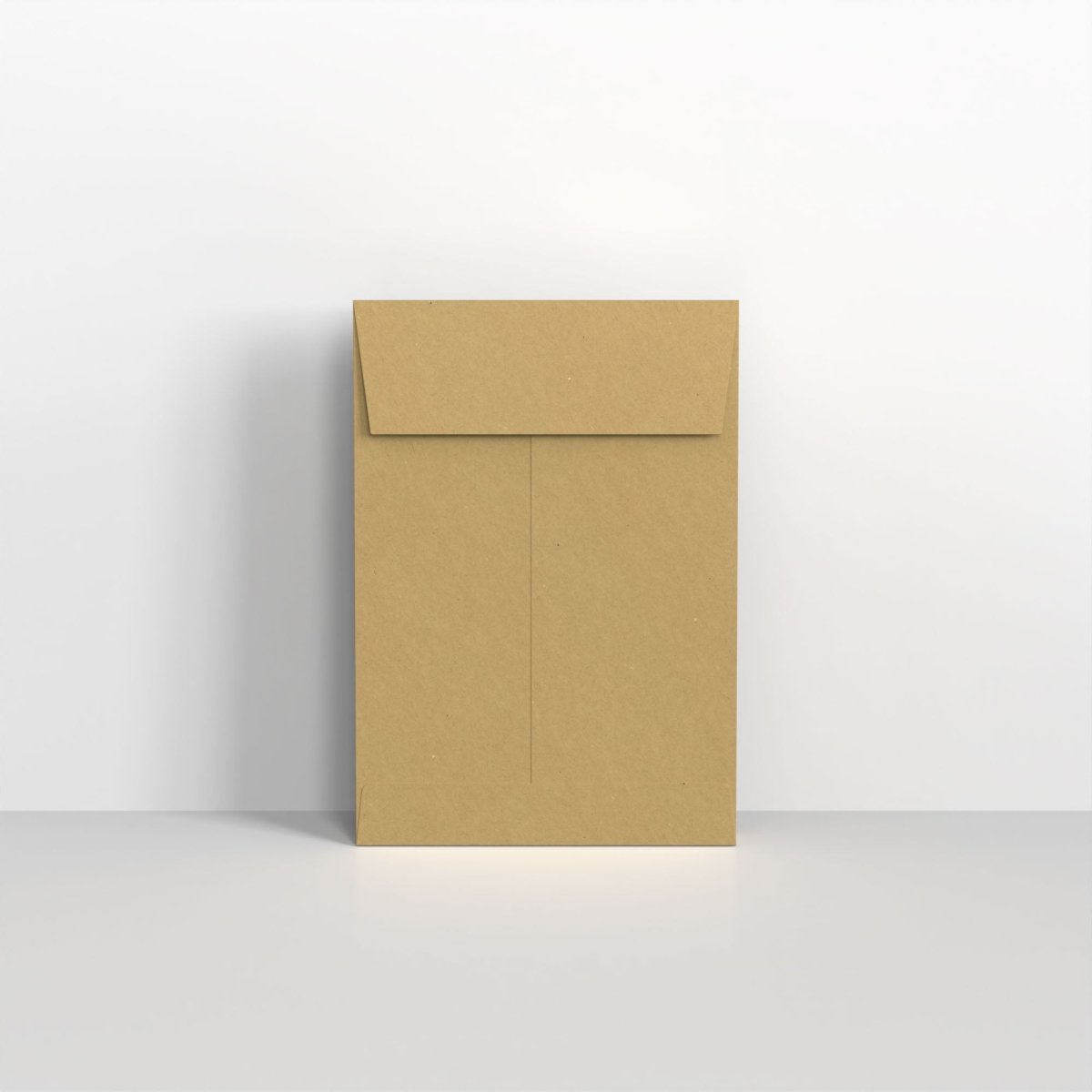 Recycled Manila Gusset Peel & Seal Envelopes - 120gsm Without Window 254 x 178 x 25mm