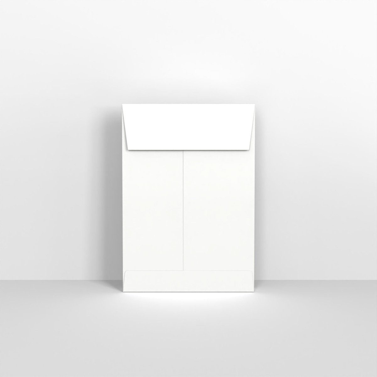 Recycled White Gusset Peel & Seal Envelopes - Without Window 254 x 178mm