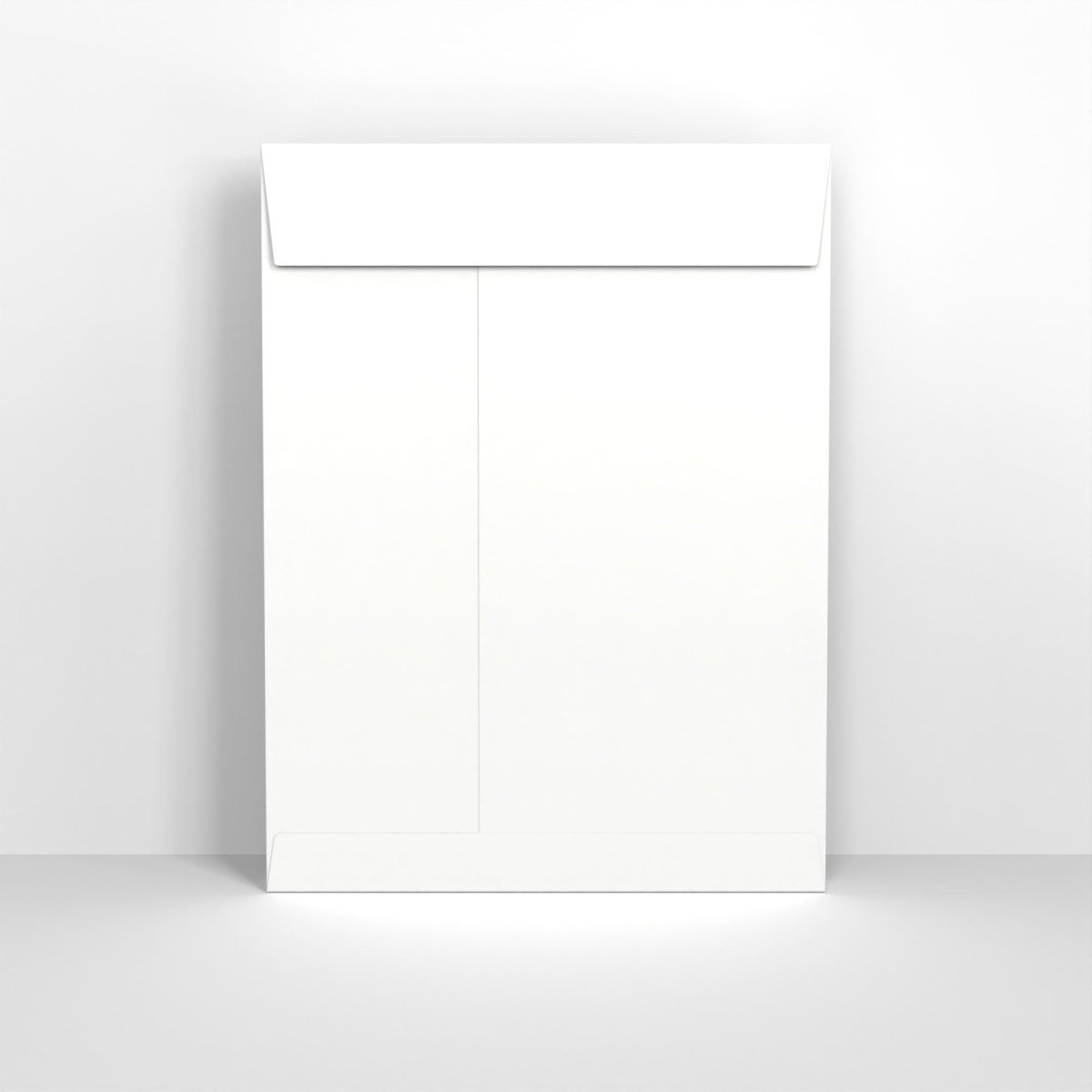 Recycled White Gusset Peel & Seal Envelopes - With Window 405 x 305mm