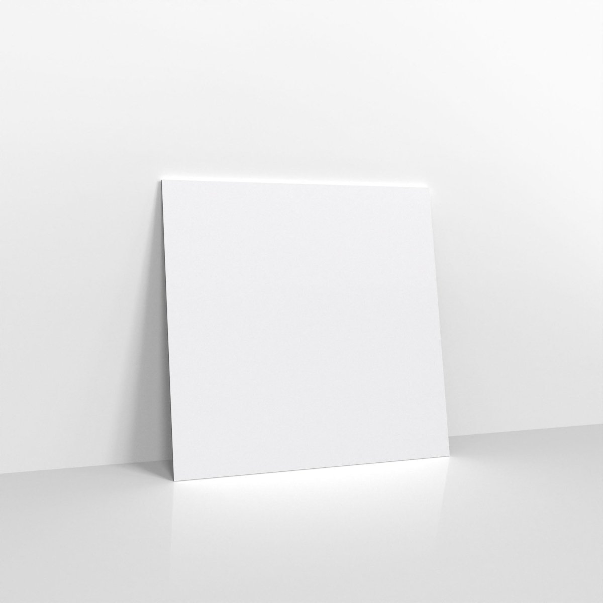 White Coloured Gummed Laid V Flap Envelopes - Square - 130 x 130mm
