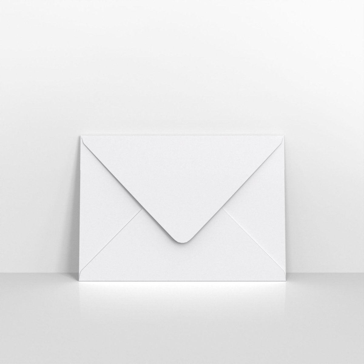 White Coloured Gummed Laid V Flap Envelopes - C5 - 162 x 229mm