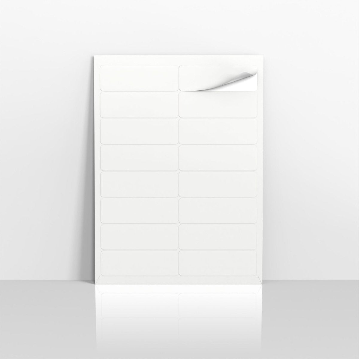 White Adhesive Labels - 99 x 34mm