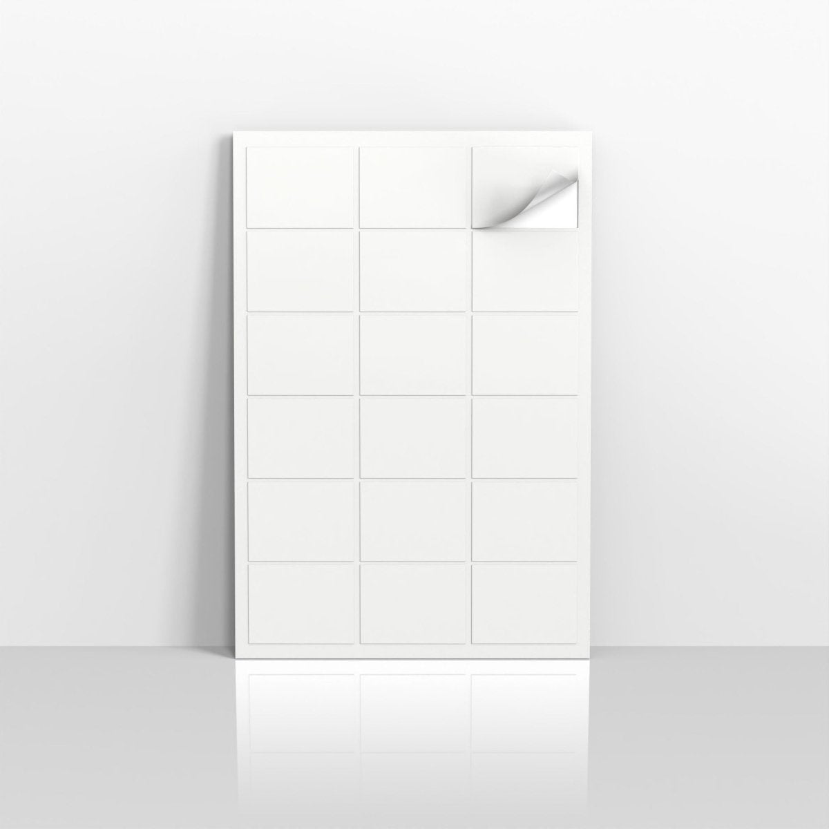 White Adhesive Labels - 64 x 47mm