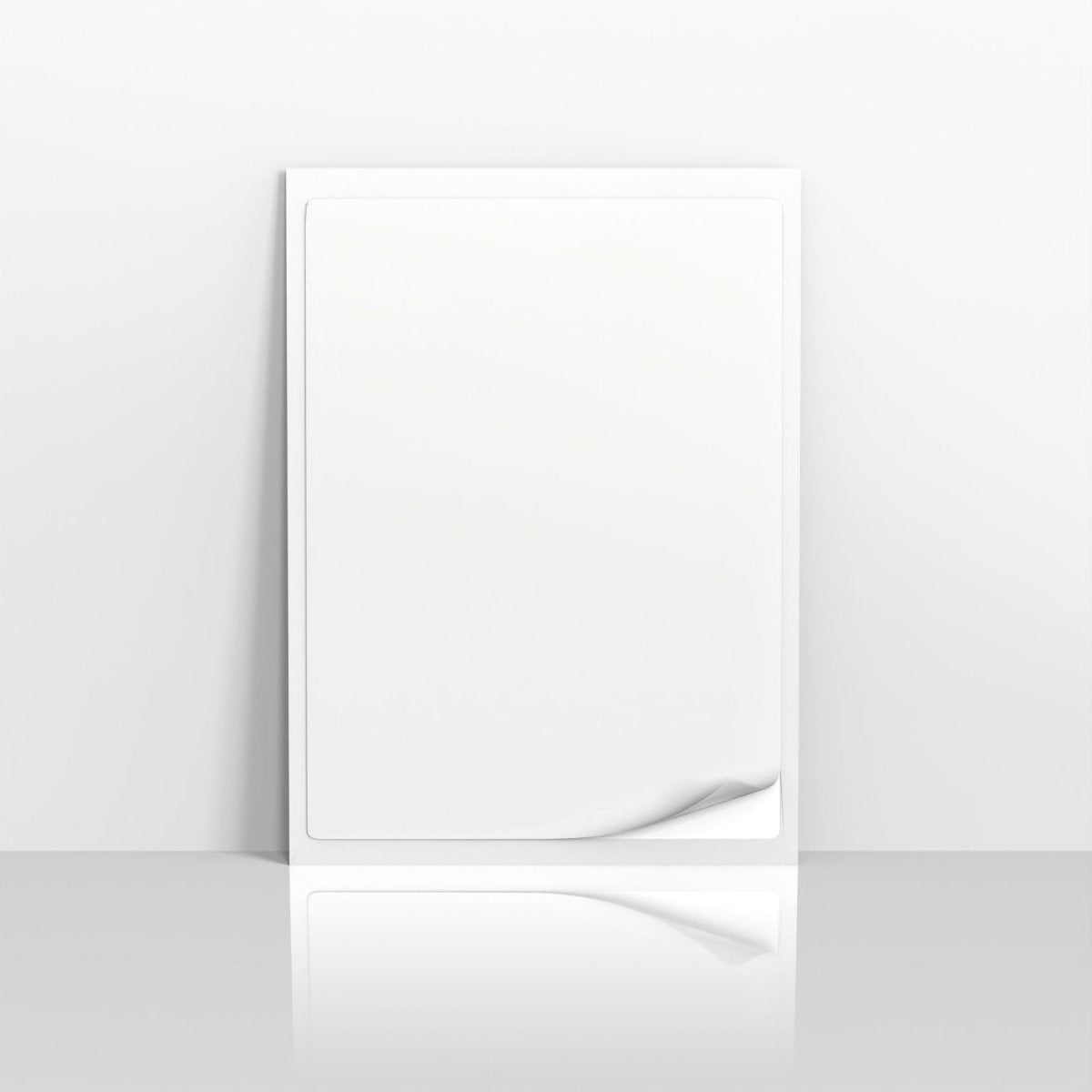 White Adhesive Labels - 200 x 289mm