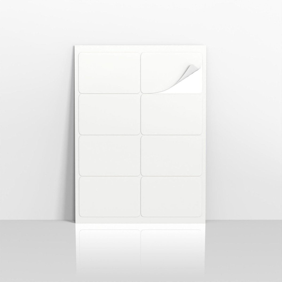 White Adhesive Labels - 99 x 68mm