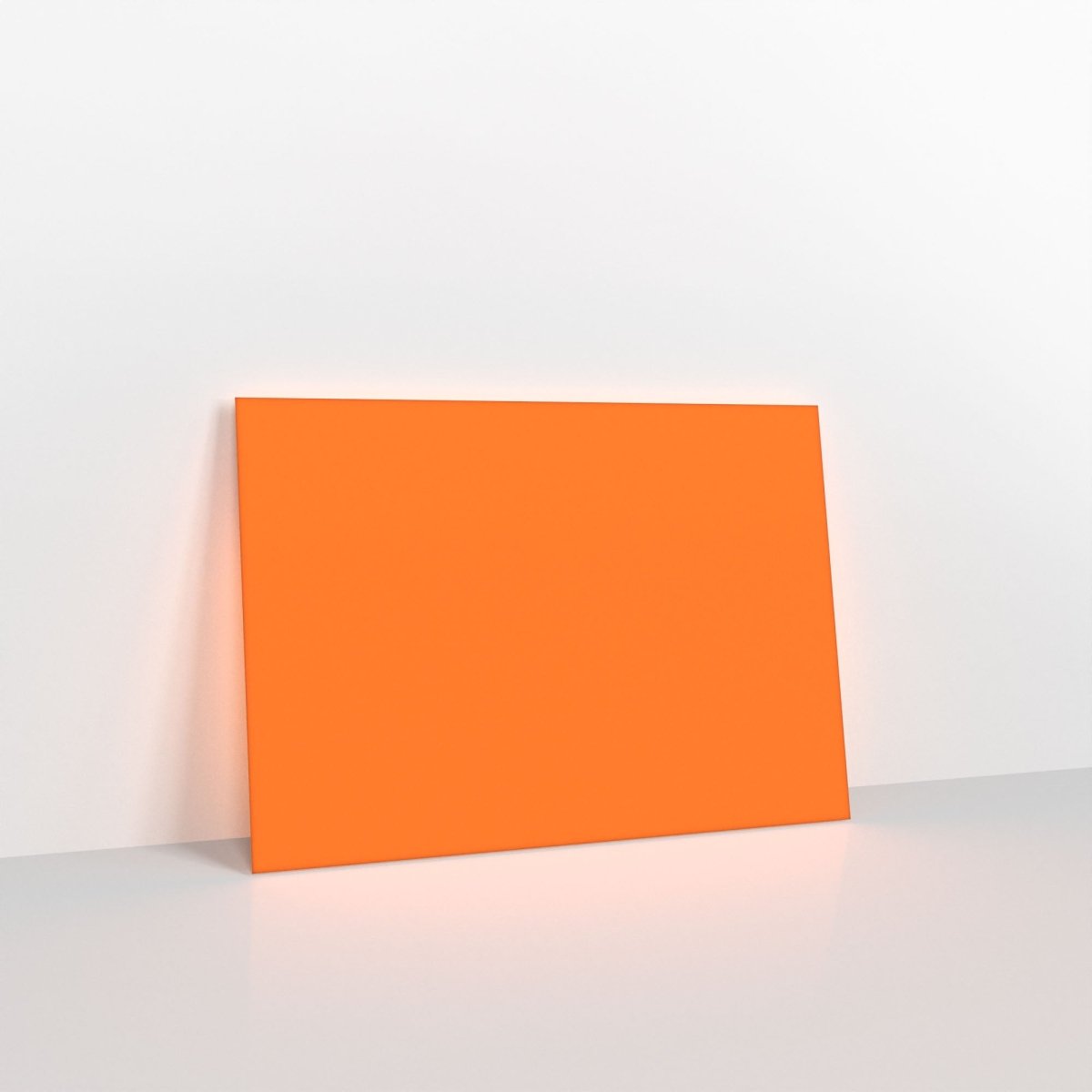 Orange Coloured Peel and Seal Envelopes - Without Window