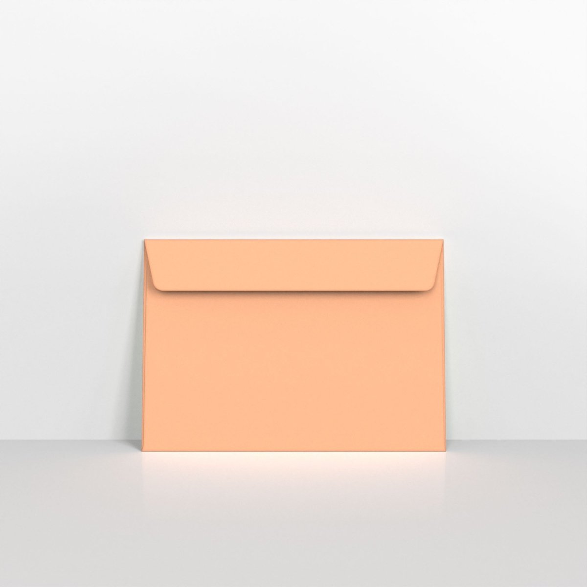 Salmon Pink Coloured Peel and Seal Envelopes - C6 - 114 x 162mm